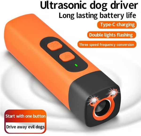 Ultrasonic Dog Bark Deterrent Device ~ Stop unwanted barking and protect your space instantly