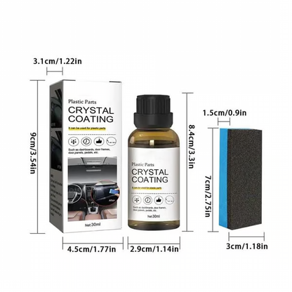 Plastic Parts Crystal Coating ~ Restore faded interiors in one swipe