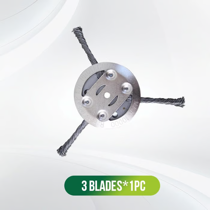 Universal Steel Wire Trimmer Head Replacement ~ Heavy-duty yard cleanup in minutes.