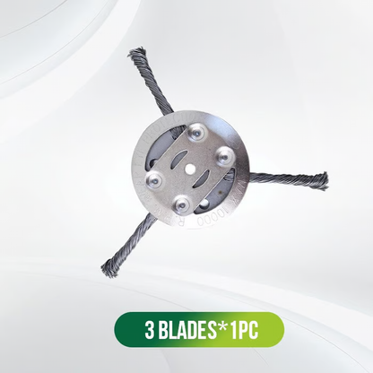 Universal Steel Wire Trimmer Head Replacement ~ Heavy-duty yard cleanup in minutes.