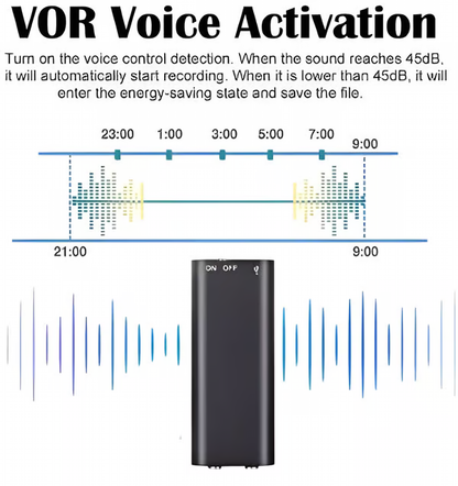 Discreet Voice Recorder ~ Capture clear audio anytime, anywhere-