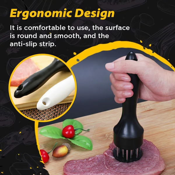 Stainless Steel Meat Tenderizer ~ Turn any cut into a steakhouse-quality bite