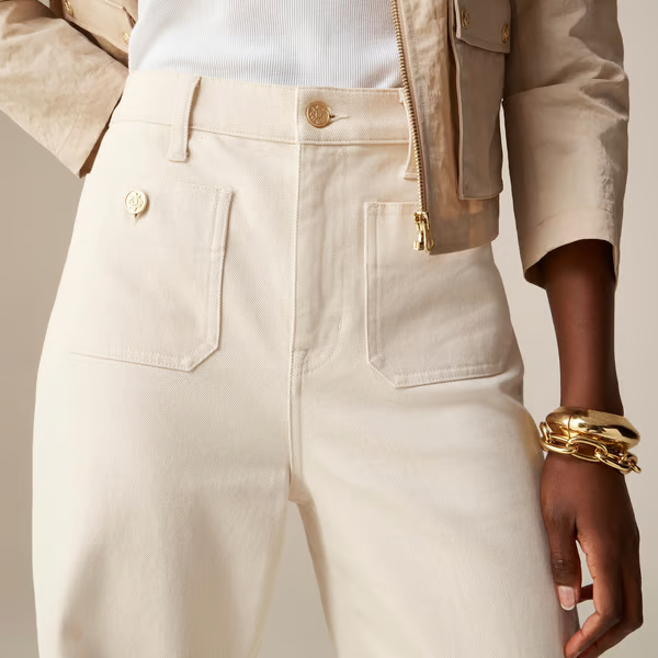 Tummy Control Sailor Wide Leg Trouser ~ Flatten your belly and fake longer legs in seconds