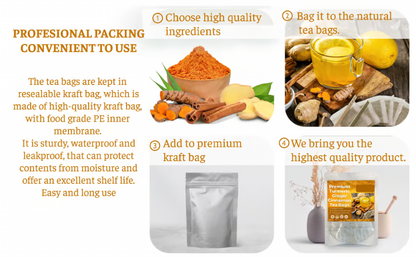 Turmeric Ginger Cinnamon Tea ~ Support digestion, calm inflammation, and relax naturally