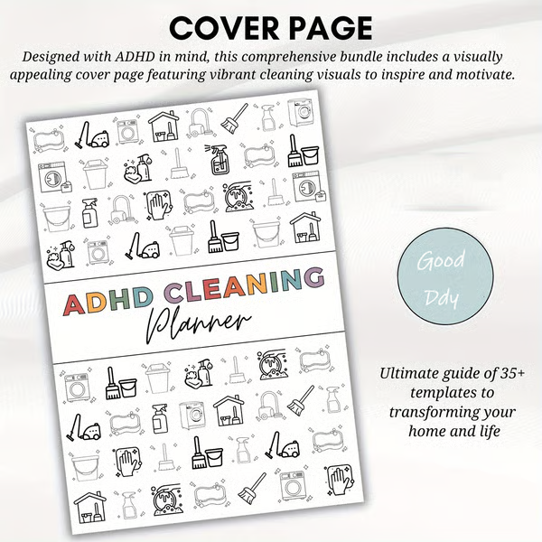 Cleaning & Organizing Toolkit ~ ADHD-focused system to simplify cleaning