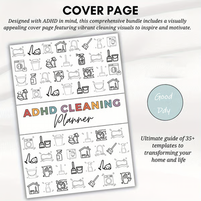 Cleaning & Organizing Toolkit ~ ADHD-focused system to simplify cleaning