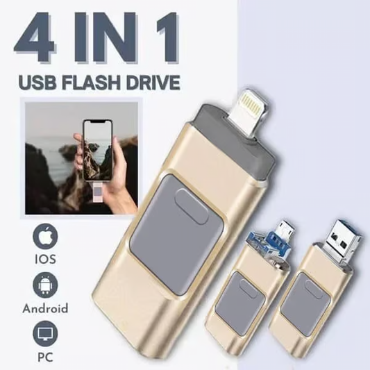 4 in 1 USB Flash Drive ~ The only flash drive you’ll ever need