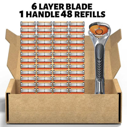 Men’s Razor Blade Replacement Set ~ Turn every morning into a barbershop-grade shave