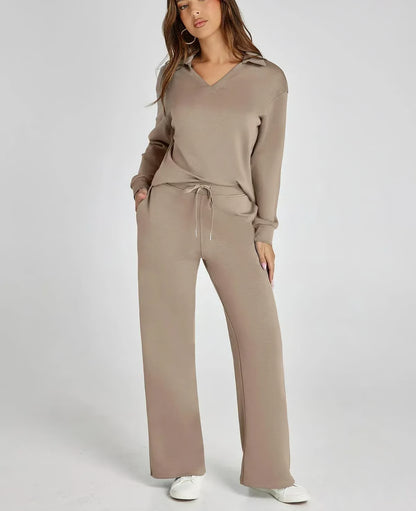 2-Piece Sweatsuit Set ~ Street-ready style with stay-home comfort.