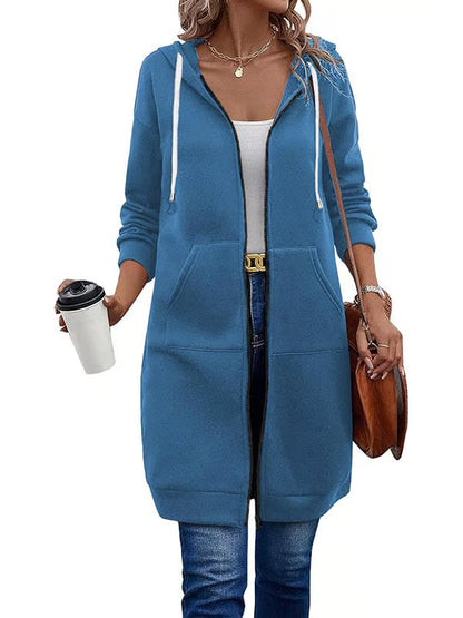 Casual Zip Up Fleece Hoodies ~ Soft warmth you’ll wear every day.