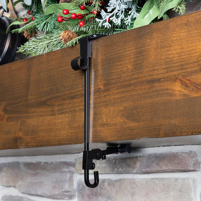 2-in-1 Garland and Stocking Hangers ~ Secure holiday décor without nails or mess.