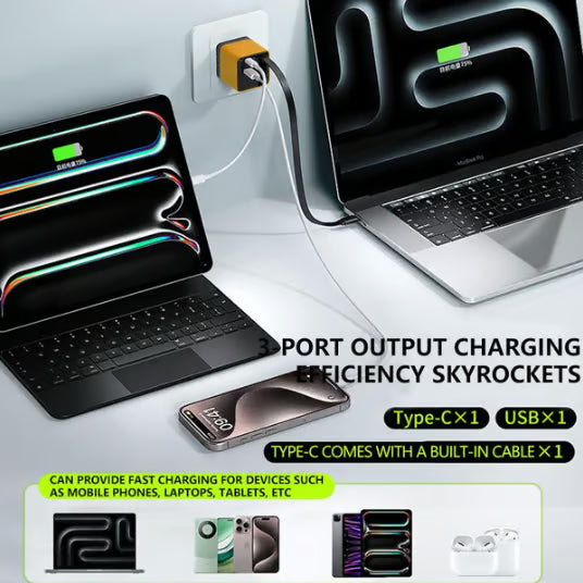 3-in-1 Retractable Charger ~ One Charger to Rule Them All.