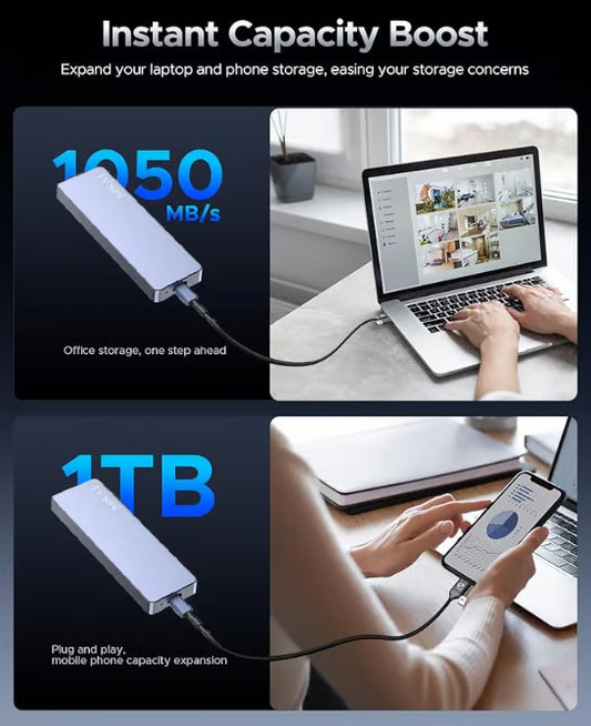 High-Speed USB 3.0 External Storage ~ Your entire digital world in one sleek drive.