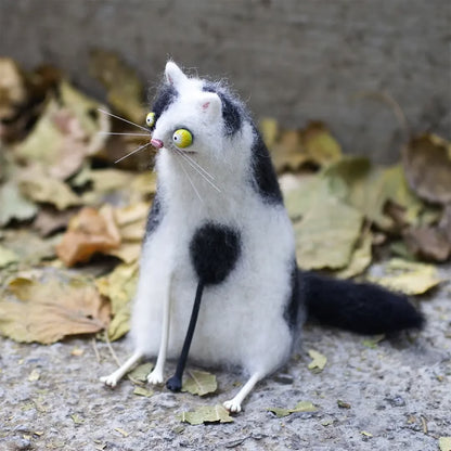 “What Did I Just See?” Eyes Plush Cat ~ The internet’s favorite weird cat.