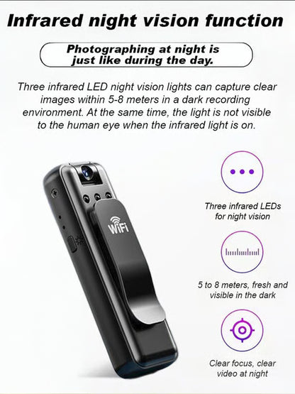 Infrared Night Vision Portable Recorder ~ Discreet surveillance with infrared clarity.